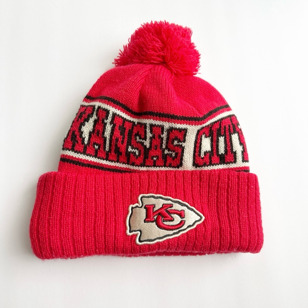 Kansas City Chiefs Sideline Cuffed Pom Hat